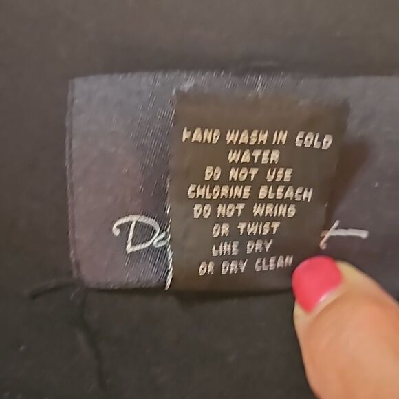 Debbie Shuchat Black lace overlay skirt size 12 - Picture 8 of 10